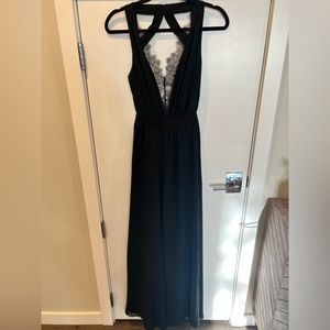 BCBGeneration Black Jumper with Lace Trim, Size 2. Worn a few times, like new.